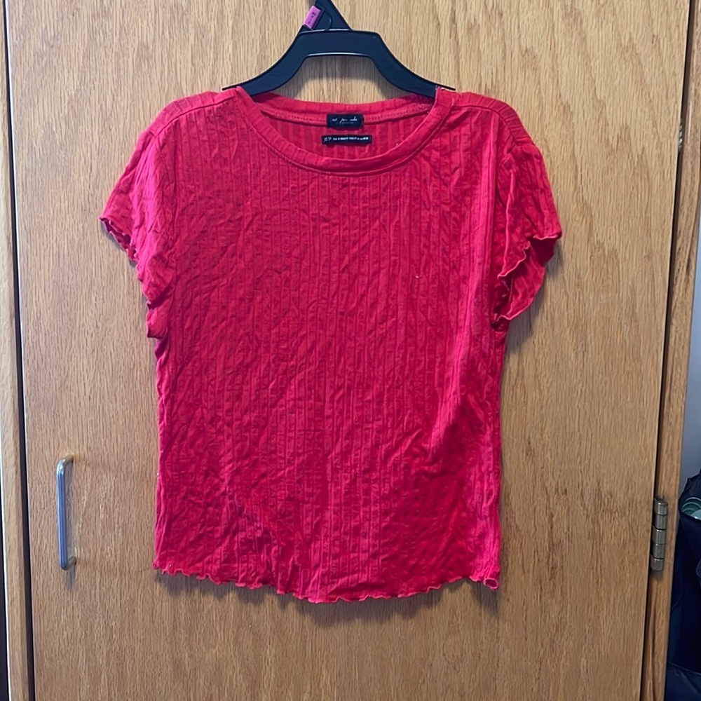 Red Crop Top